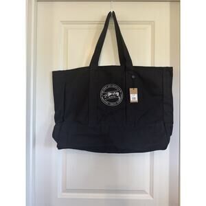 New Stussy black tote shoulder handbag bag